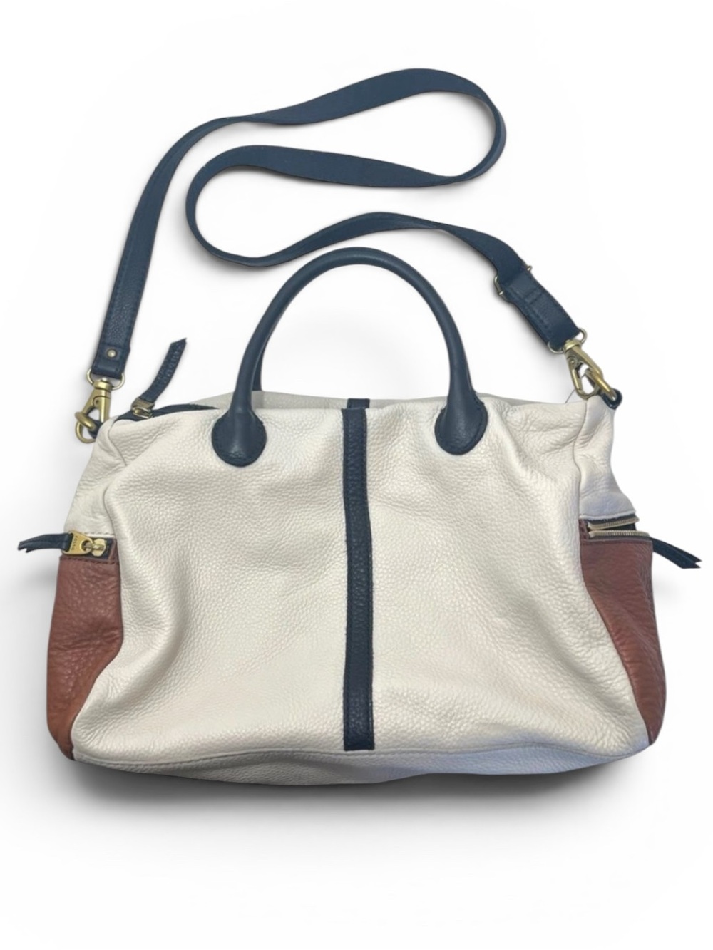 Fossil Erin Colorblock Satchel
